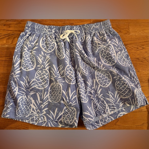 Chubbies Thigh Napples Swim Trunks 5.5” Mesh Lined Pineapple, Size L, EUC - Picture 1 of 4